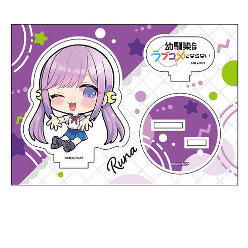 『幼馴染とはラブコメにならない』ぺたん娘アクリルフィギュア 月見るな(制服)