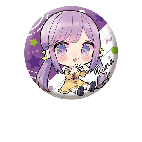 『幼馴染とはラブコメにならない』ぺたん娘缶バッジ 月見るな(私服)