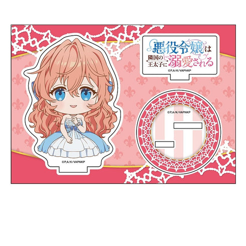 『悪役令嬢は隣国の王太子に溺愛される』ぺたん娘アクリルフィギュア ティアラローズ