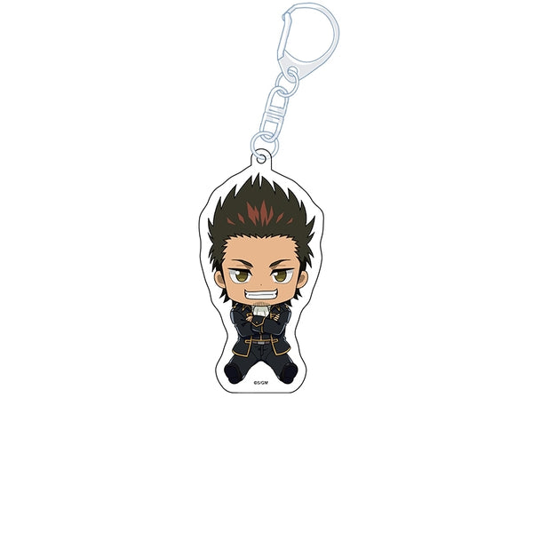 "Gintama: The New Movie - The Great Fire of Yoshiwara" Flat-Chested Girl Acrylic Keychain: Isao Kondō