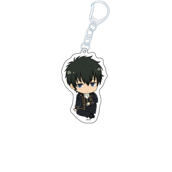 "Gintama: The New Movie - The Great Fire of Yoshiwara" Flat-Chested Girl Acrylic Keychain: Hijikata Toshiro