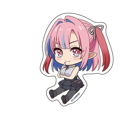 "Canaan Is Still a Pushover" Flat-Chested Girl Die-Cut Sticker: Noble Canaan 2