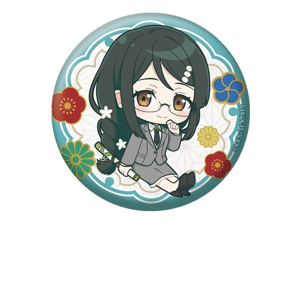 『春夏秋冬代行者 春の舞』ぺたん娘缶バッジ 葉桜あやめ