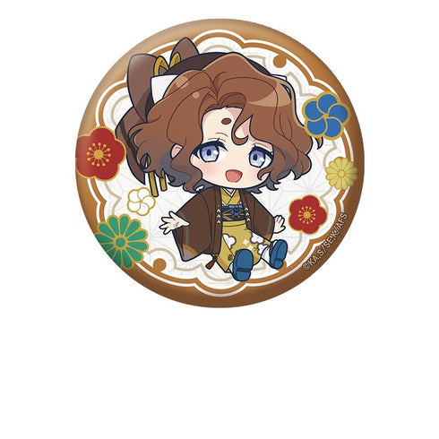 『春夏秋冬代行者 春の舞』ぺたん娘缶バッジ 祝月撫子