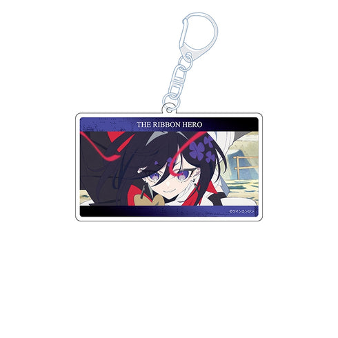 『THE RIBBON HERO リボンヒーロー』アクリルキーホルダー サファイア(リボンの騎士)