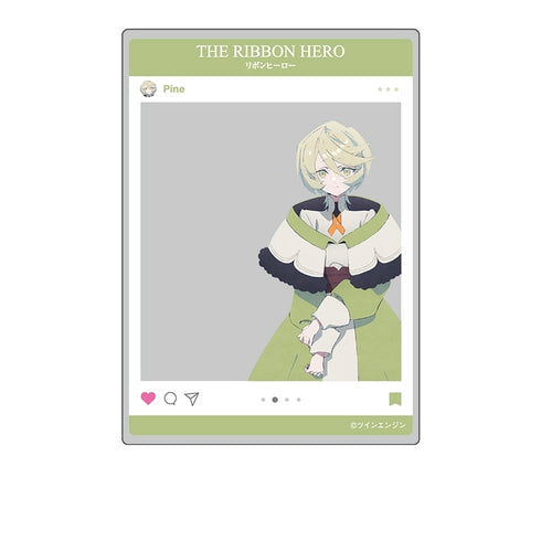 『THE RIBBON HERO リボンヒーロー』SNS風クリアカード パイン