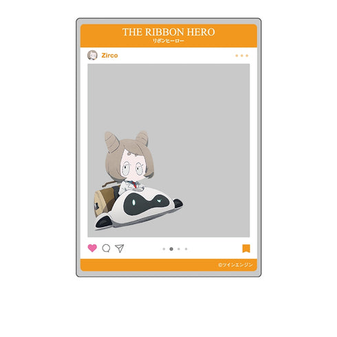『THE RIBBON HERO リボンヒーロー』SNS風クリアカード ジルコ