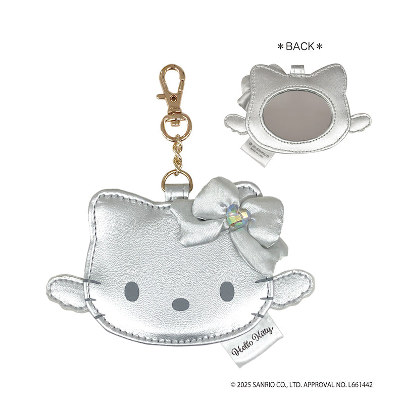 ハローキティ』フェイスミラーチャーム シルバー – Anime Store JP