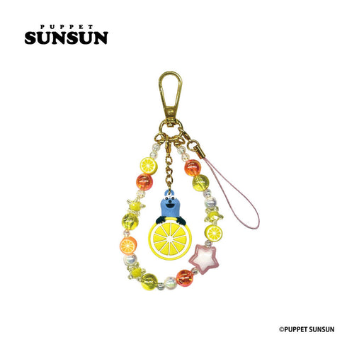 『パペットスンスン』フォンストラップ フルーツ【202510再販】