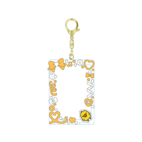 『リラックマ』クリアデコカードホルダー キイロイトリ