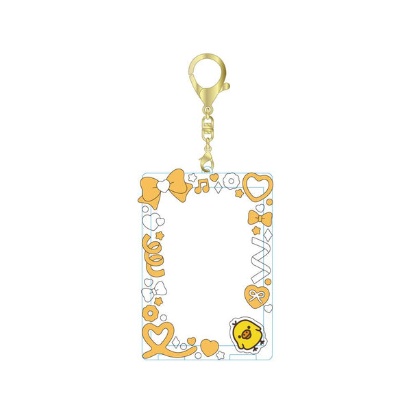 『リラックマ』クリアデコカードホルダー キイロイトリ