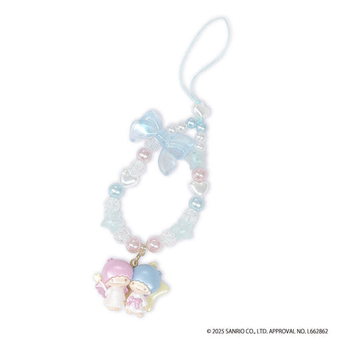 『リトルツインスターズ Wish Core』フォンストラップ ブルー