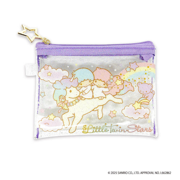 『リトルツインスターズ Wish Core』ミニクリアポーチ ユニコーン