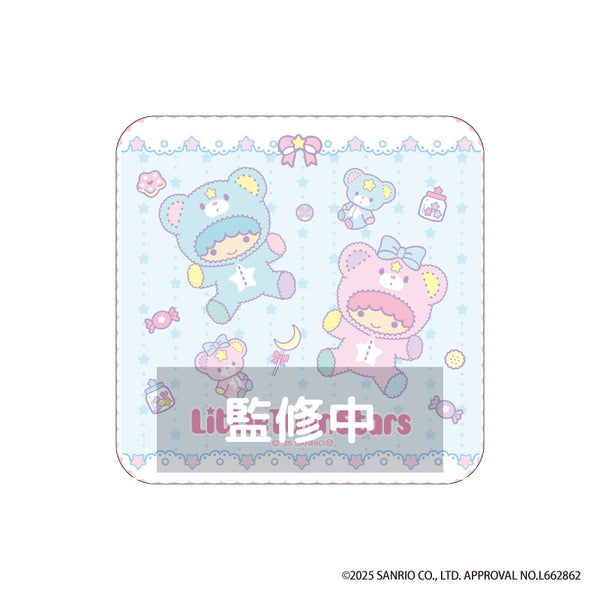 『リトルツインスターズ Dreamy Journey』リトルツインスターズ ミニハンドタオル パフポフ