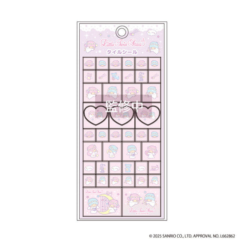 『リトルツインスターズ Dreamy Journey』リトルツインスターズ タイルシール エンジェル