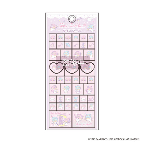 『リトルツインスターズ Dreamy Journey』リトルツインスターズ タイルシール エンジェル