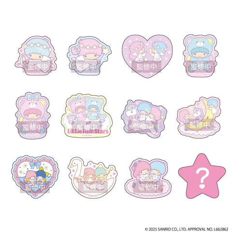 『リトルツインスターズ Dreamy Journey』リトルツインスターズTDキラキラステッカー BOX (全12種)