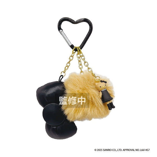 『ハローキティ』リボンストラップ ブラック