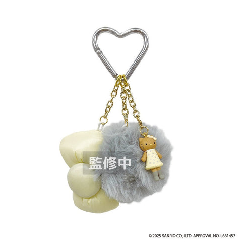 『ハローキティ』リボンストラップ グレー