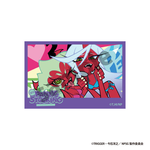 『New PANTY & STOCKING with GARTERBELT』ステッカー スキャンティ&ニーソックス B