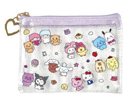 『チェゴシム×サンリオキャラクターズ』ミニクリアポーチ パープル
