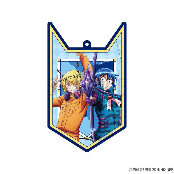 『魔入りました!入間くん』ステンドガラス風アクリルキーホルダー 入間&リード