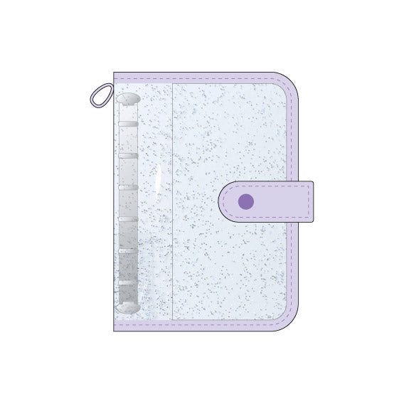 『推し活グッズ』ラメシールバインダー パープル