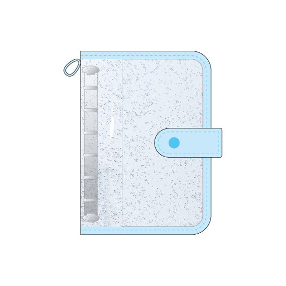 『推し活グッズ』ラメシールバインダー ブルー