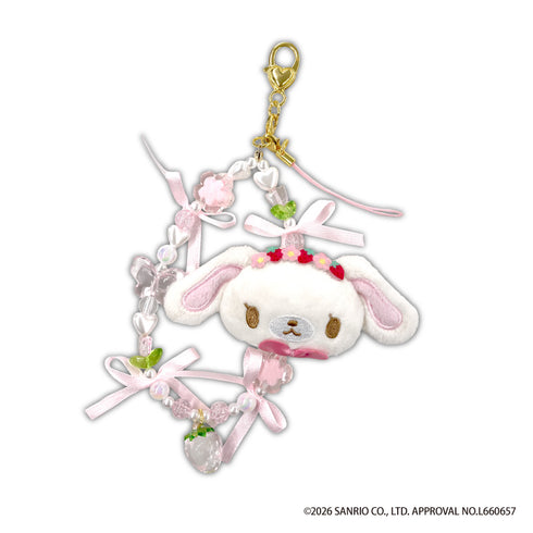 『サンリオ シュガーバニーズ』ぬいぐるみフォンストラップ しろうさ【202610再販】