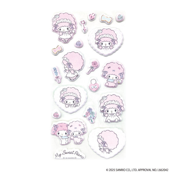 『サンリオキャラクターズ』マイスウィートピアノ ぷくぷくシール マイスイートピアノ