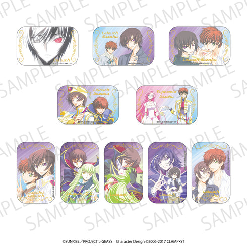 『コードギアス 反逆のルルーシュ』トレーディングスクエア缶バッジ【BOX】