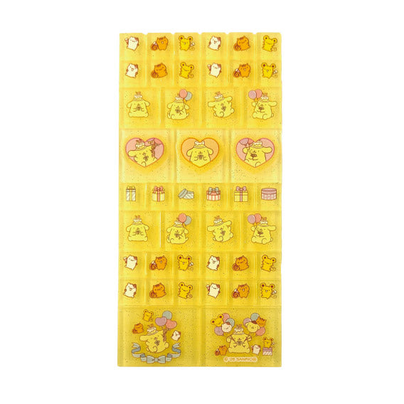 サンリオ『ポムポムプリン』タイルシール イエロー