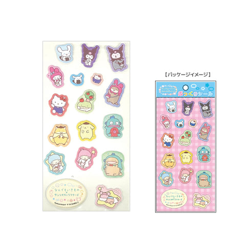 "Anything Goes Animals × Sanrio" Puffy Stickers (A)