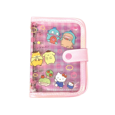 "Anything Goes Animals × Sanrio" Sticker Binder (Pink)