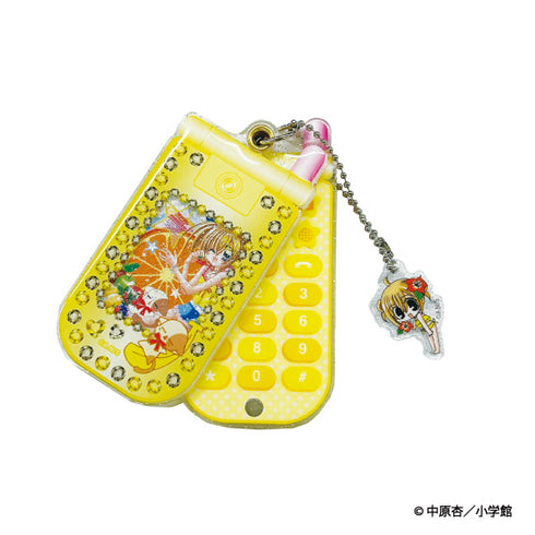 『きらりん☆レボリューション』スライドガラケーキーホルダー イエロー