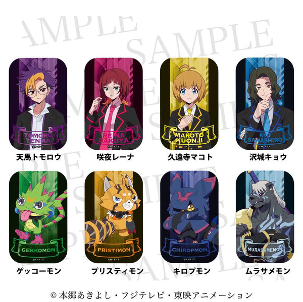 『DIGIMON BEATBREAK』トレーディングキャラクタースクエア缶バッジ 描き下ろし suit.Ver.【BOX】