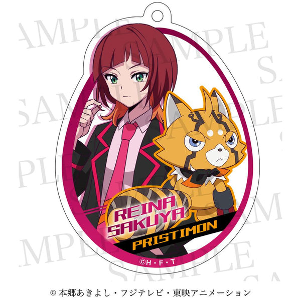 『DIGIMON BEATBREAK』アクリルキーホルダー レーナ&プリスティモン 描き下ろし suit.ver