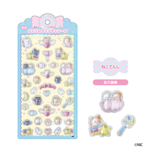 『NIC』ぷくりんキャンディシール ねこてんし