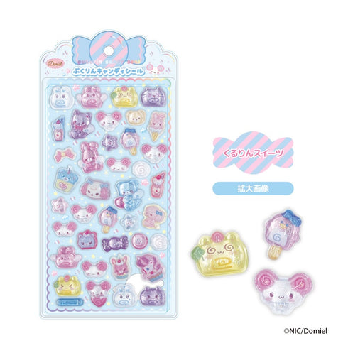 『Domiel』ぷくりんキャンディシール くるりんスイーツ