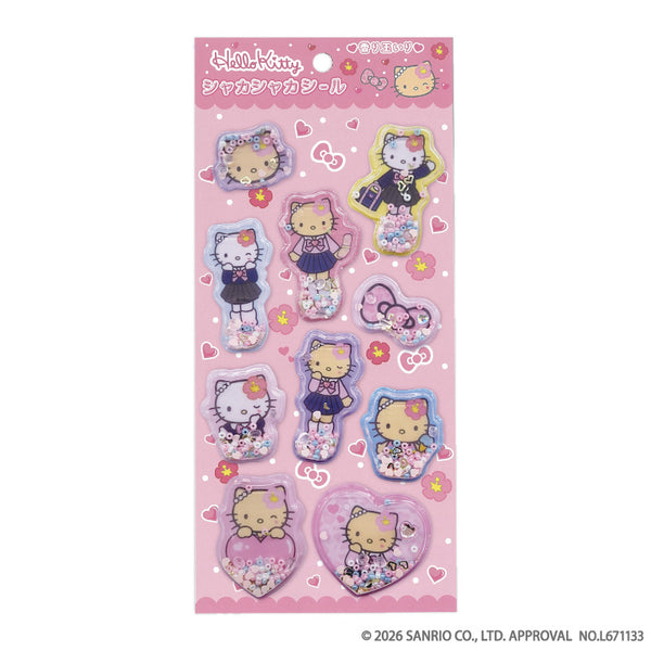 『サンリオキャラクターズ』MM♡KU♡KT シャカシャカシール (ハローキティ)