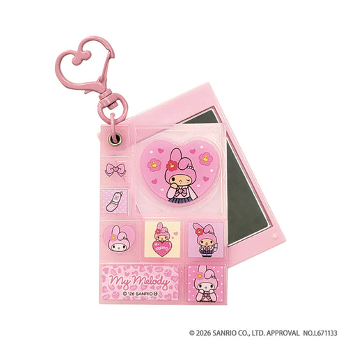 『サンリオキャラクターズ』MM♡KU♡KT タイルシール風ミラー (マイメロディ)