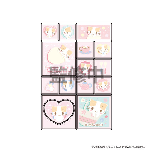 "Sanrio Characters" Trading Mini Tile Stickers, 2 Boxes (10 Varieties Total)