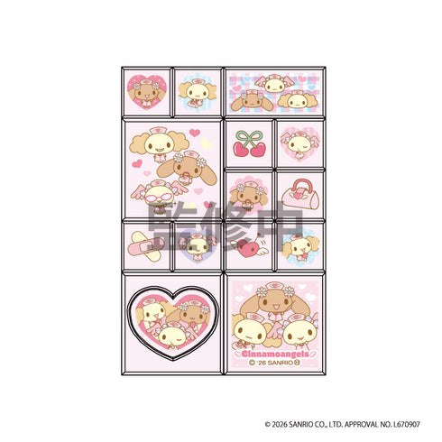 "Sanrio Characters" Trading Mini Tile Stickers, 2 Boxes (10 Varieties Total)