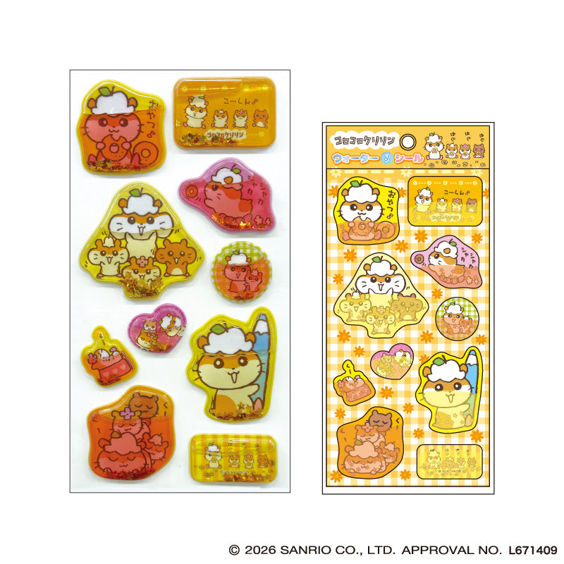 サンリオキャラクターズ』『コロコロクリリン』ウォーターインシール