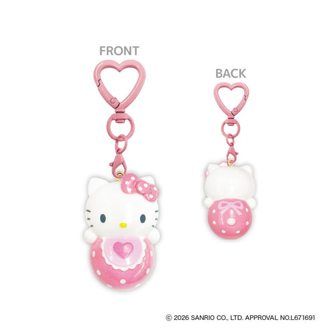 『Hello Kitty Lovely Babies♡ -ハローキティ ラブリーベイビーズ-』KT Lovely Babies ころころちゃんキーホルダー ピンク