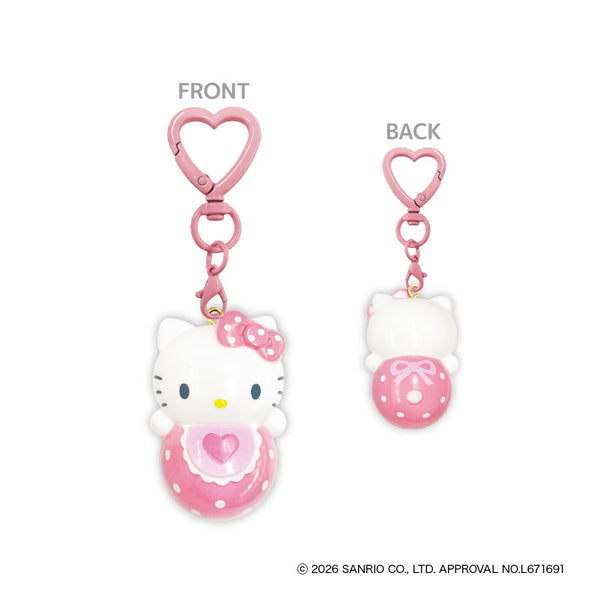 『Hello Kitty Lovely Babies♡ -ハローキティ ラブリーベイビーズ-』KT Lovely Babies ころころちゃんキーホルダー ピンク