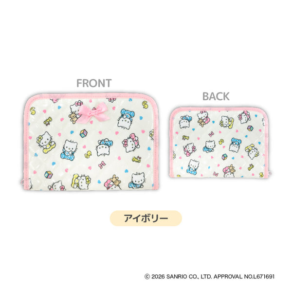 『サンリオ Hello Kitty Lovely Babies♡ -ハローキティ ラブリーベイビーズ-』KT Lovely Babies マルチケース アイボリー