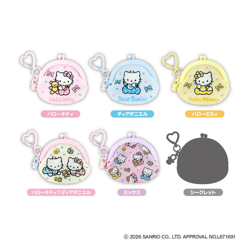 『サンリオ Hello Kitty Lovely Babies♡ -ハローキティ ラブリーベイビーズ-』KT Lovely Babies TDミニガマ口ポーチBOX(全6種)