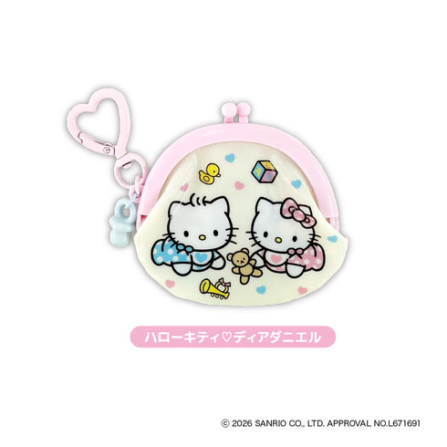 『サンリオ Hello Kitty Lovely Babies♡ -ハローキティ ラブリーベイビーズ-』KT Lovely Babies TDミニガマ口ポーチBOX(全6種)