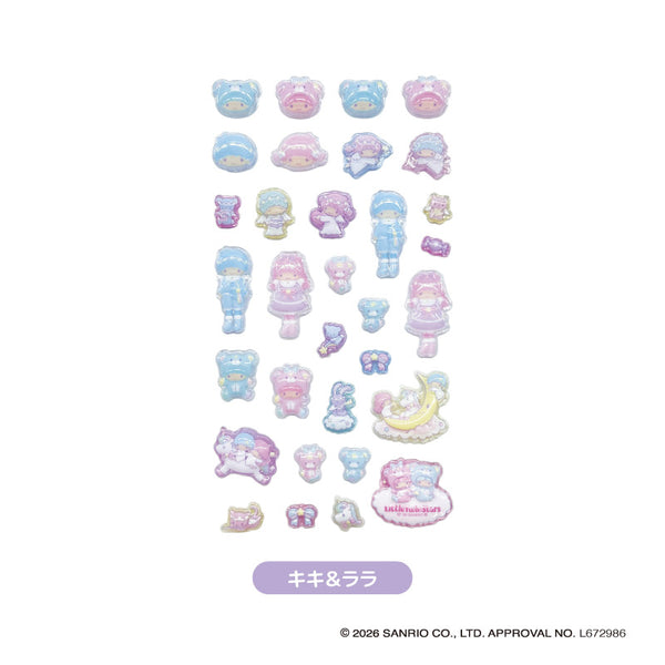 『リトルツインスターズ』ぷくりんキャンディシール キキ&ララ